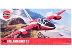 Level 2 Model Kit Folland Gnat T.1 Fighter Aircraft with 2 Scheme Options 1/48 Plastic Model Kit by Airfix-0