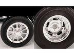 "Drag" Wheel and Tire Set of 4 pieces from 1961 Chevrolet Corvette Gasser for 1/18 Scale Models by ACME