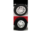"Drag" Wheel and Tire Set of 4 pieces from 1961 Chevrolet Corvette Gasser for 1/18 Scale Models by ACME