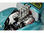 1940 Gasser "Laffin Gas" Teal Metallic with Graphics Limited Edition to 306 pieces Worldwide 1/18 Diecast Model Car by ACME