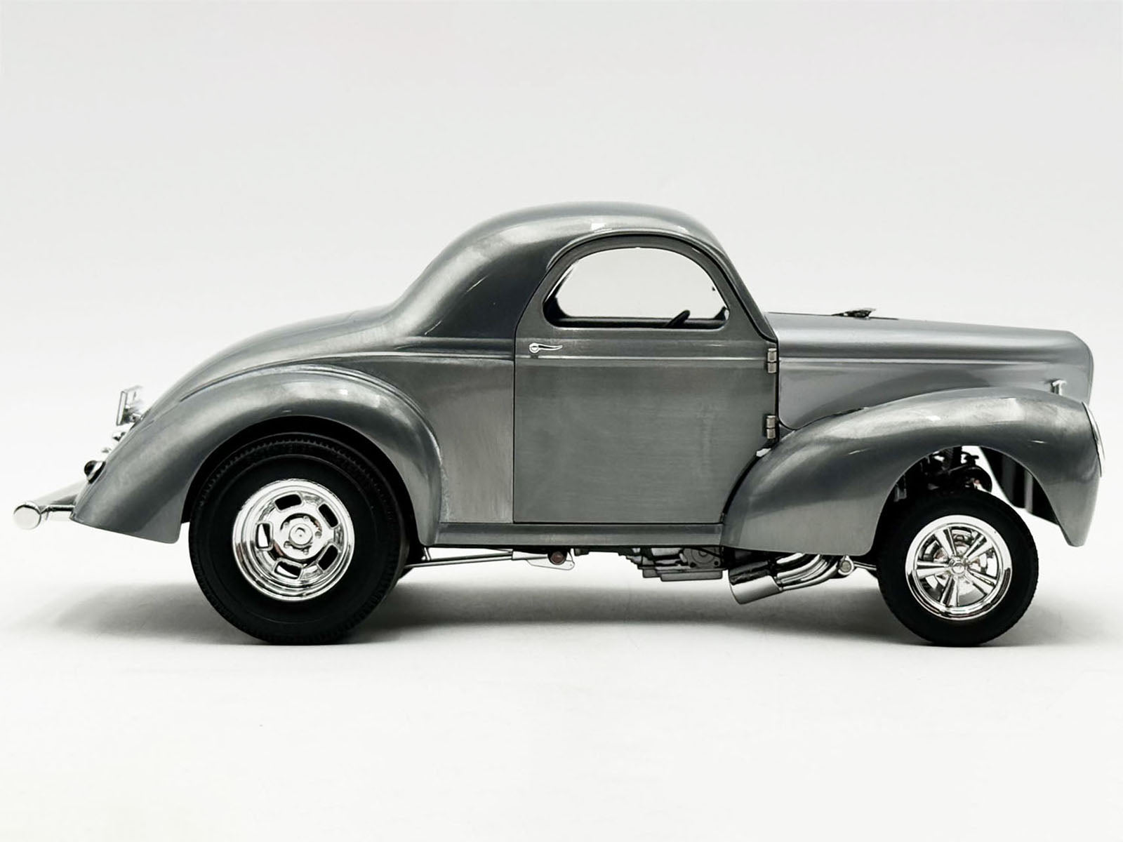 1940 Gasser "Hammered Steel" Raw Metal Limited Edition to 306 pieces Worldwide 1/18 Diecast Model Car by ACME