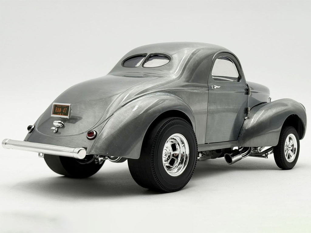 1940 Gasser "Hammered Steel" Raw Metal Limited Edition to 306 pieces Worldwide 1/18 Diecast Model Car by ACME