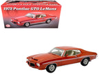 1972 Pontiac GTO LeMans Sundance Orange Metallic with GTO Stripes Limited Edition to 342 pieces Worldwide 1/18 Diecast Model Car by ACME-3