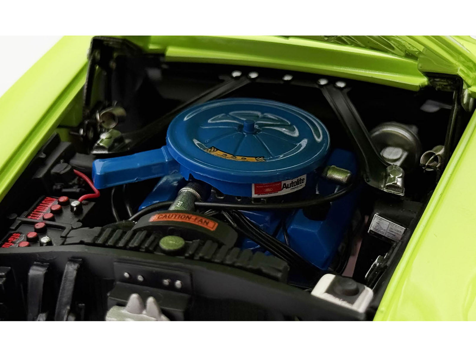 1969 Ford Mustang Limited Edition 600 Groovy Green Limited Edition to 300 pieces Worldwide 1/18 Diecast Model Car by ACME