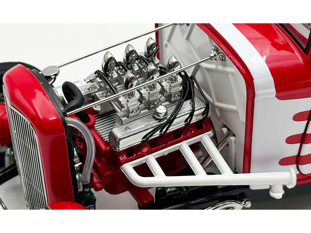 Nailhead Engine Replica from "1932 Ford 3 Window Coupe 'Peppermint Twist'" 1/18 Model by ACME-1