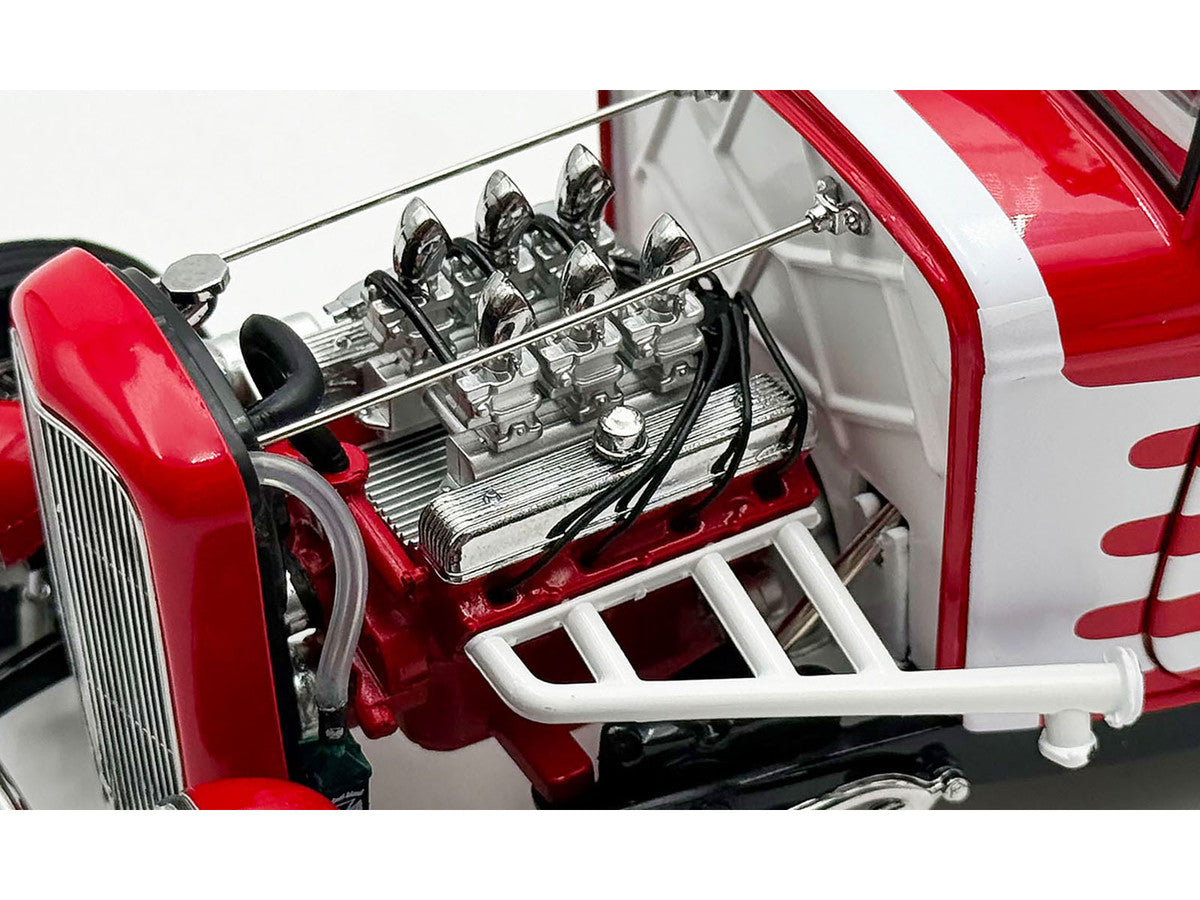 Nailhead Engine Replica from "1932 Ford 3 Window Coupe 'Peppermint Twist'" 1/18 Model by ACME-1