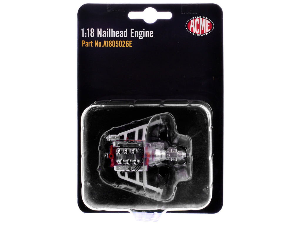 Nailhead Engine Replica from "1932 Ford 3 Window Coupe 'Peppermint Twist'" 1/18 Model by ACME-2