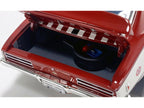 1968 Pontiac Firebird "First Ram Air II - Weidner Pontiac" White and Red with Stripes Limited Edition to 306 pieces Worldwide 1/18 Diecast Model Car by ACME-1