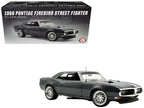 1968 Pontiac Firebird Street Fighter "Silver Bird" Gun Metal Gray Metallic Limited Edition to 400 pieces Worldwide 1/18 Diecast Model Car by ACME-4