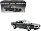 1968 Pontiac Firebird Street Fighter "Silver Bird" Gun Metal Gray Metallic Limited Edition to 400 pieces Worldwide 1/18 Diecast Model Car by ACME