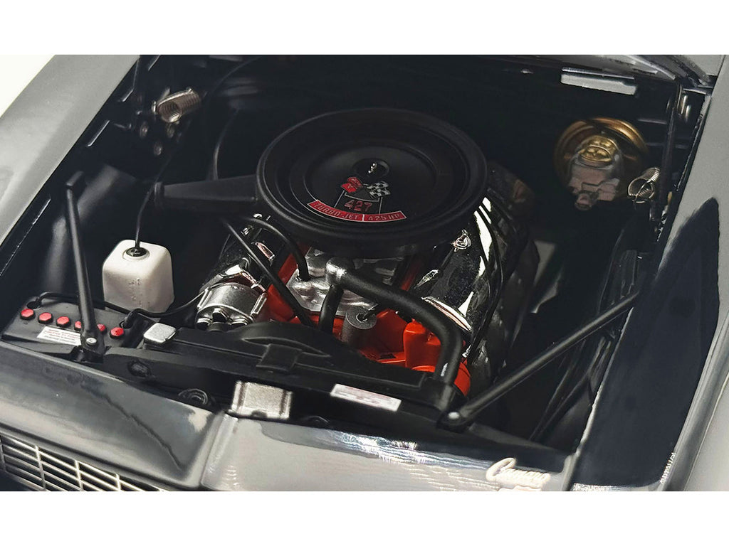 1969 Chevrolet COPO Camaro Tuxedo Black with Yellow Interior Limited Edition to 402 pieces Worldwide 1/18 Diecast Model Car by ACME-1