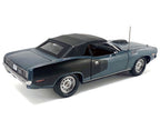 1971 Plymouth HEMI Cuda Convertible Winchester Gray with Black Soft Top Limited Edition to 354 pieces Worldwide 1/18 Diecast Model Car by ACME