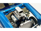 1957 Chevrolet 150 Gasser "High Roller" Blue Metallic Limited Edition to 300 pieces Worldwide 1/18 Diecast Model Car by ACME