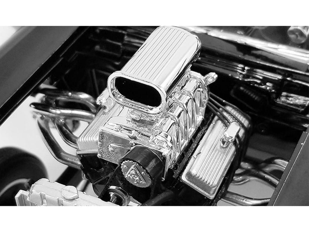 Blown 427 Engine & Transmission Replica from "1957 Chevrolet 150 Gasser" 1/18 Model by ACME-1