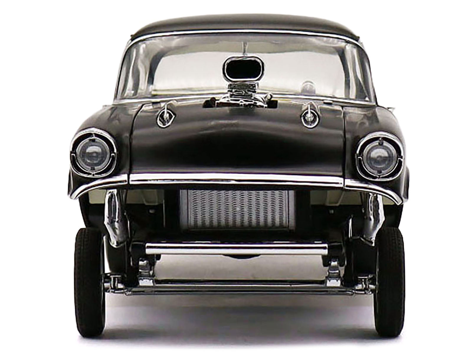1957 Chevrolet 150 Gasser "Prime Time" Black Limited Edition to 204 pieces Worldwide 1/18 Diecast Model Car by ACME