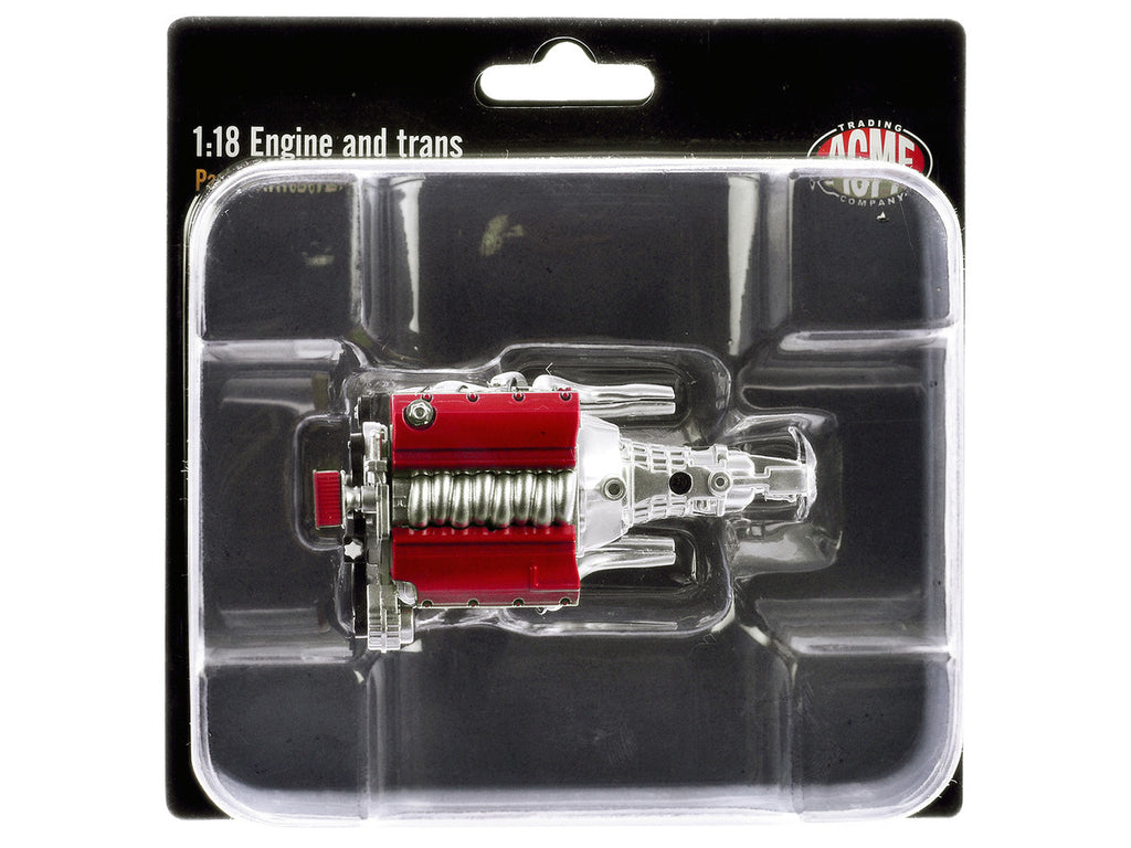 LS3 Engine & Transmission Replica from "1967 Chevrolet C-10 Custom" 1/18 Model by ACME-2