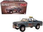 1967 Chevrolet K-10 Pickup Truck "World of Outlaws Push Truck" Blue (Rusted) with White Top Limited Edition to 378 pieces Worldwide 1/18 Model Car by ACME-0