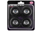 "Offroad" 35" Mag Wheel and Tire Set of 4 pieces from 1971 Chevrolet K5 Blazer for 1/18 Scale Models by ACME-1