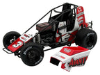 USAC Sprint Car #3P Kyle Cummins "Avanti" Champion "USAC Sprint Car National Championship" (2025) 1/18 Diecast Model Car by ACME-2