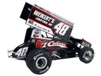 Winged Sprint Car #48 Danny Dietrich "Weikert's Livestock Inc." Gary Kauffman Racing (2024) 1/18 Diecast Model Car by ACME-2