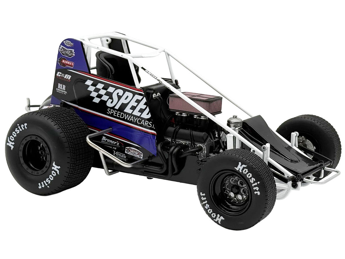Winged Sprint Car #48 Danny Dietrich "Weikert's Livestock - Speedway Cars" Gary Kauffman Racing (2025) 1/18 Diecast Model Car by ACME-1