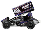 Winged Sprint Car #48 Danny Dietrich "Weikert's Livestock - Speedway Cars" Gary Kauffman Racing (2025) 1/18 Diecast Model Car by ACME-0