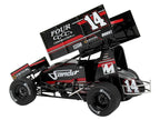 Winged Sprint Car #14 Spencer Bayston "Four CCCC's Construction - Sander" Jason Meyers Racing (2025) 1/18 Diecast Model Car by ACME-1