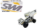 Winged Sprint Car #35 Jamie Veal "SWI Earthworks" White (2025) 1/18 Diecast Model Car by ACME-0