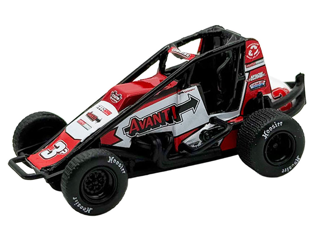 USAC Sprint Car #3P Kyle Cummins "Avanti" Champion "USAC Sprint Car National Championship" (2025) 1/64 Diecast Model Car by ACME-1