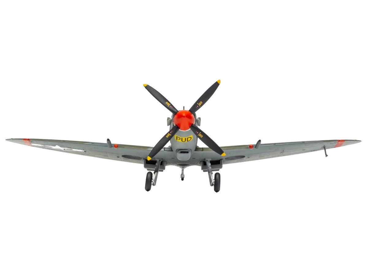 Supermarine Spitfire MkIXC Fighter Aircraft "Porky II Lt Robert Connor 309th Fighter Squadron 31st Fighter Group" (1943) United States Army Air Forces "The Aviation Archive" Series 1/72 Diecast Model by Corgi-0