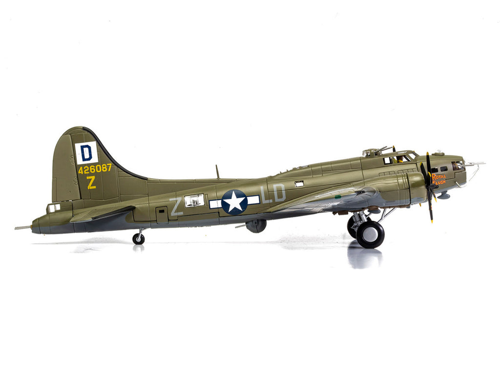 Boeing B-17F Flying Fortress Bomber Aircraft "42-6087 Royal Flush Lieutenant Robert 'Rosie' Rosenthal 418th BS 100th Bomb Group Thorpe Abbotts" (1943) United States Army Air Forces "The Aviation Archive" Series 1/72 Diecast Model by Corgi