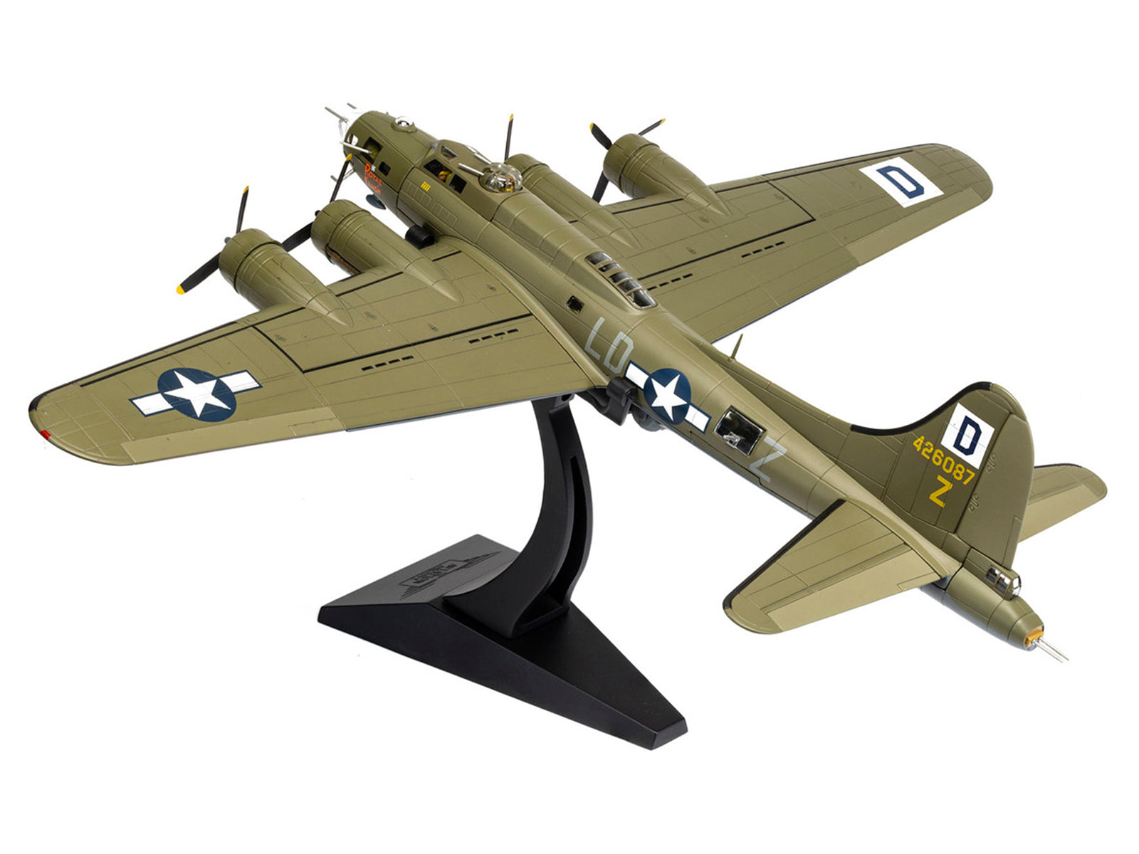 Boeing B-17F Flying Fortress Bomber Aircraft "42-6087 Royal Flush Lieutenant Robert 'Rosie' Rosenthal 418th BS 100th Bomb Group Thorpe Abbotts" (1943) United States Army Air Forces "The Aviation Archive" Series 1/72 Diecast Model by Corgi