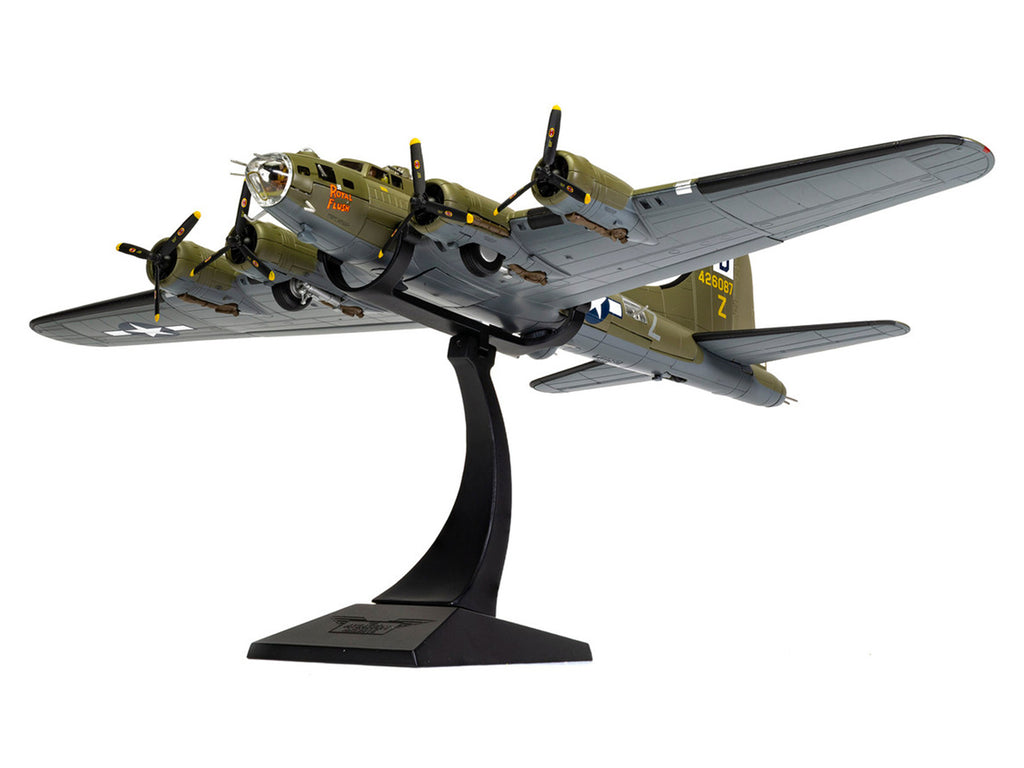 Boeing B-17F Flying Fortress Bomber Aircraft "42-6087 Royal Flush Lieutenant Robert 'Rosie' Rosenthal 418th BS 100th Bomb Group Thorpe Abbotts" (1943) United States Army Air Forces "The Aviation Archive" Series 1/72 Diecast Model by Corgi