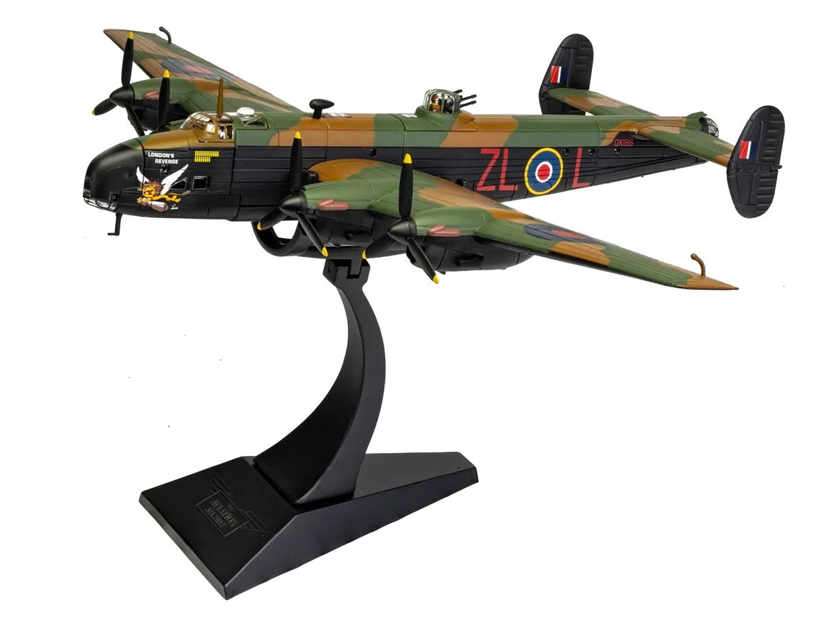 Handley Page Halifax MkV Bomber Aircraft "DK186 London’s Revenge - L for Lana No. 427 Squadron RAF Leeming" (1943) Royal Canadian Air Force "The Aviation Archive" Series 1/72 Diecast Model by Corgi-1