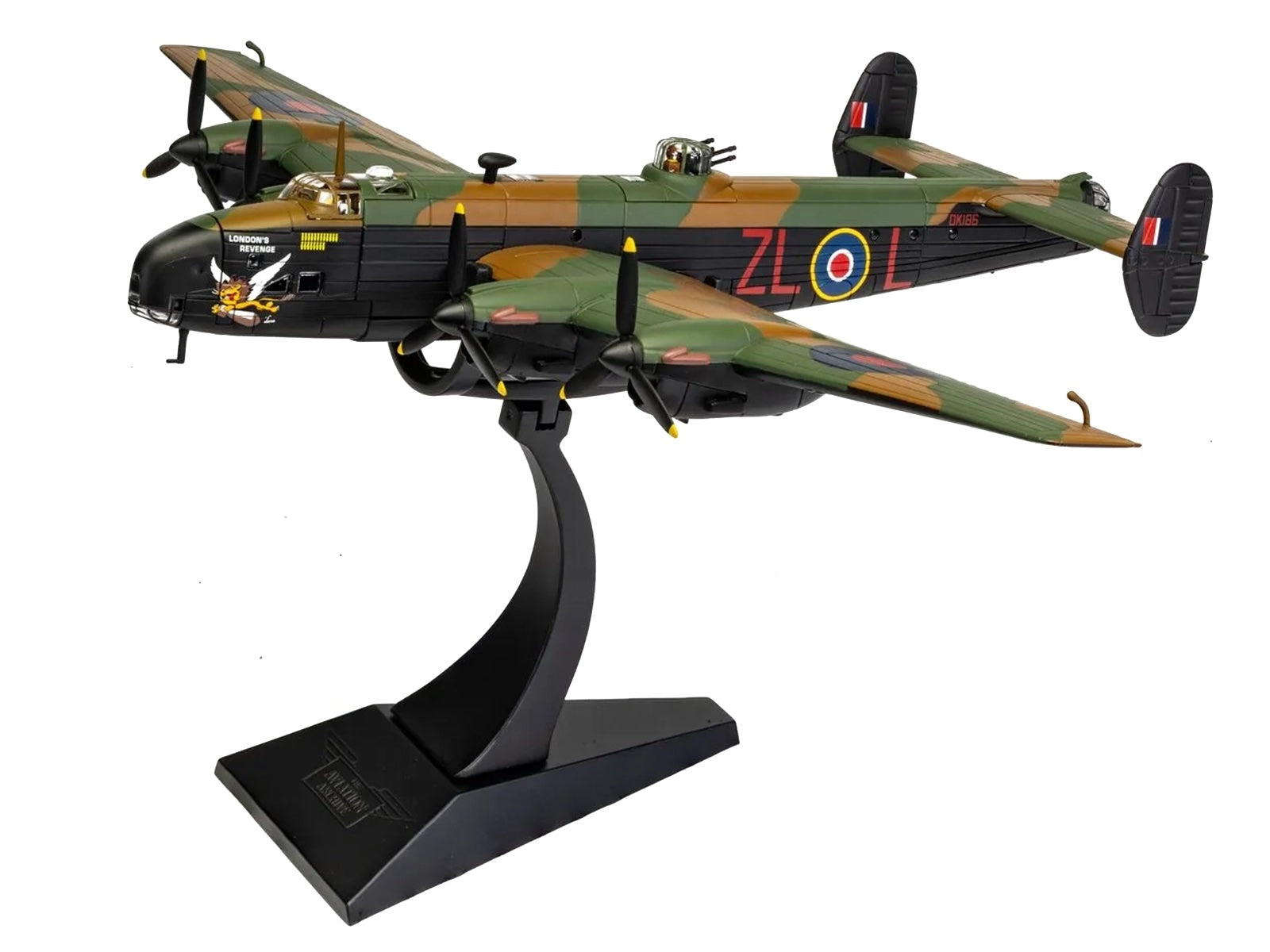 Handley Page Halifax MkV Bomber Aircraft "DK186 London’s Revenge - L for Lana No. 427 Squadron RAF Leeming" (1943) Royal Canadian Air Force "The Aviation Archive" Series 1/72 Diecast Model by Corgi