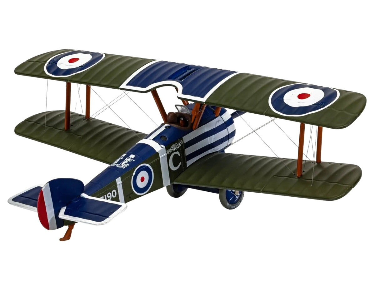 Sopwith Camel F.1 Aircraft "B7190 Donner Wetter! 'C' Flight No. 10 Squadron" (1918) Royal Naval Air Service "The Aviation Archive" Series 1/48 Diecast Model by Corgi-1