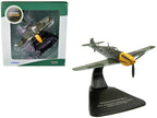 Messerschmitt Bf 109E-4 Fighter Plane Pilot: Hauptmann Wolfgang Lippert GrpKdr II/JG 27 (1940) "Oxford Aviation" Series 1/72 Diecast Model Airplane by Oxford Diecast-0