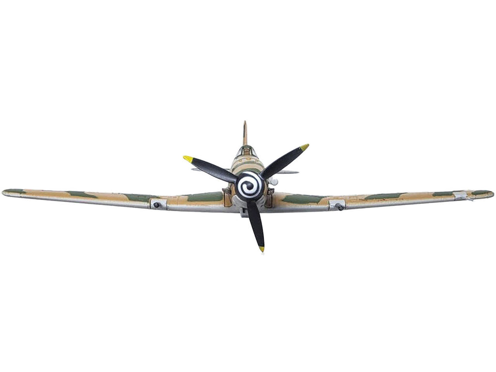 Fiat G55 Centauro Fighter Aircraft "1 Gruppo 3 Squadriglia MM.91147 Italy" (1944) Italian Air Force "Oxford Aviation" Series 1/72 Diecast Model Airplane by Oxford Diecast-2