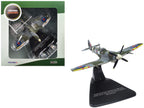 Supermarine Spitfire LF MK IXe Fighter Aircraft "TE565 10th (Czech) Fighter Squadron RAF Manston" Royal Air Force 1/72 Diecast Model Airplane by Oxford Diecast-4