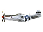 North American P-51D Mustang Fighter Aircraft "Captain Donald Emerson 336th Fighter Squadron 4th Fighter Group 8th AF Debden England" (1944) United States Army Air Forces "Oxford Aviation" Series 1/72 Diecast Model Airplane by Oxford Diecast-1