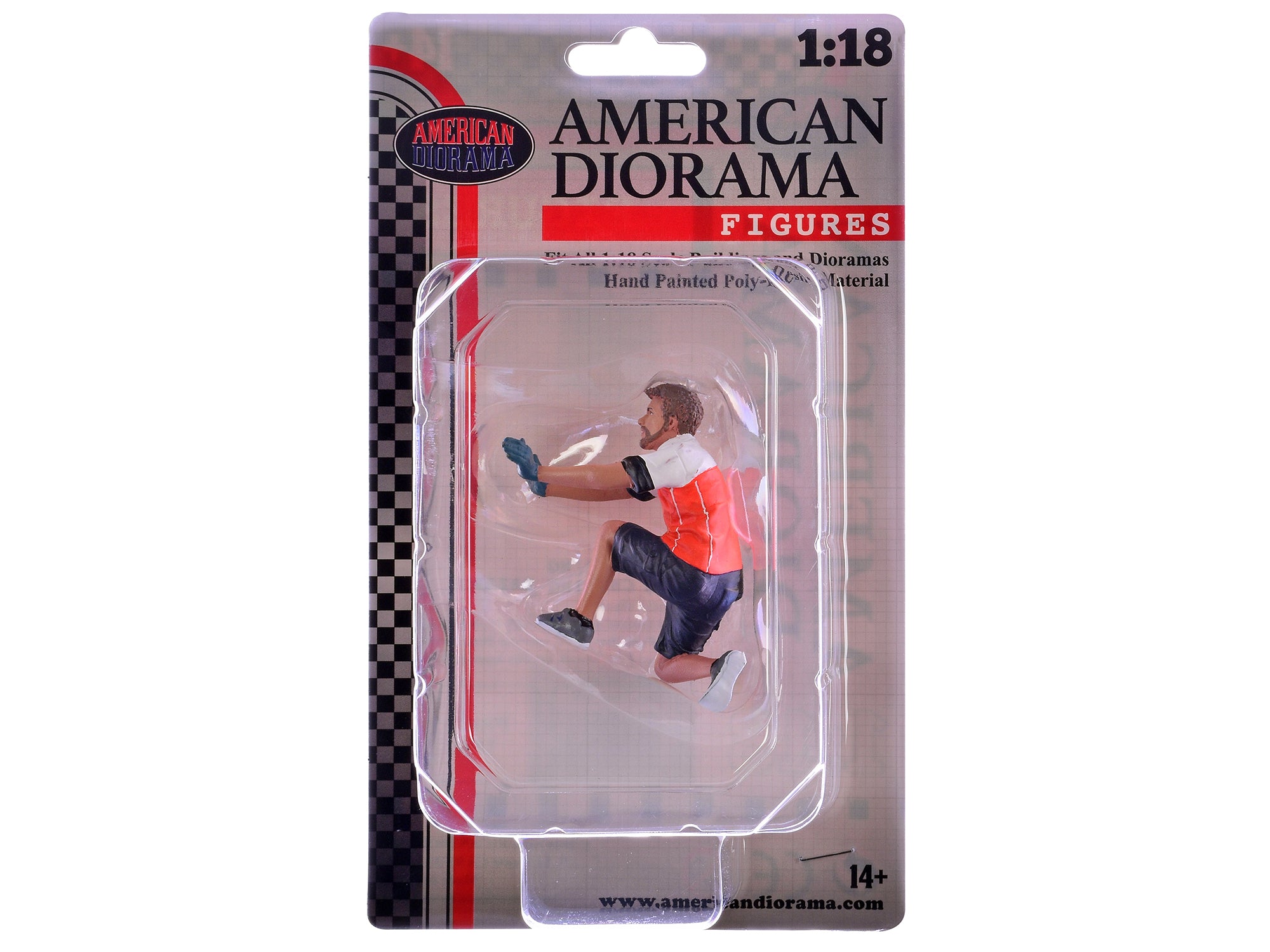 "Race Crew" Figure #1 for 1/18 scale models by American Diorama