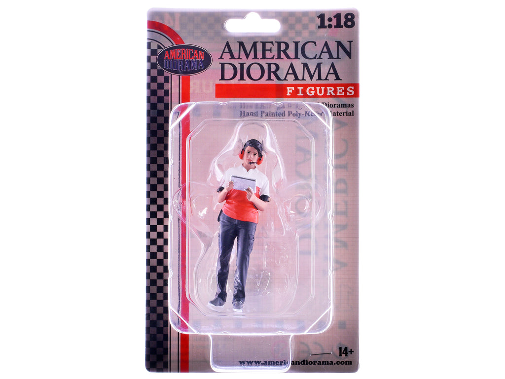 "Race Crew" Figure #3 for 1/18 scale models by American Diorama