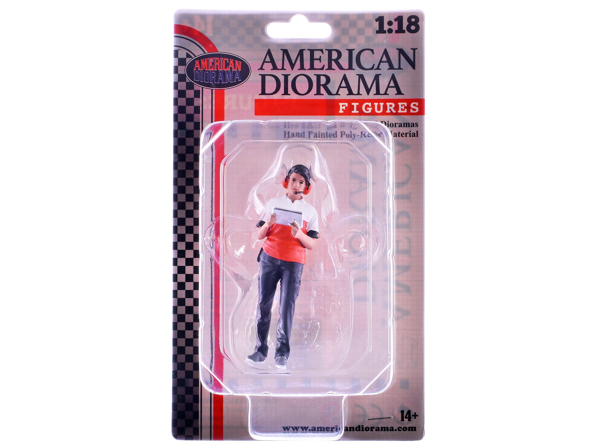 "Race Crew" Figure #3 for 1/18 scale models by American Diorama