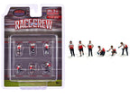 "Race Crew" 6 piece Diecast Figure Set (6 Figures) Limited Edition to 3600 pieces Worldwide for 1/64 Scale Models by American Diorama