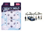 "Liberty Walk" Canopy 2 Piece Set White Limited Edition for 1/64 Scale Models by American Diorama-2