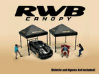 "RWB (RAUH-Welt BEGRIFF)" Canopy 2 Piece Set Black Limited Edition for 1/64 Scale Models by American Diorama-1