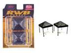 "RWB (RAUH-Welt BEGRIFF)" Canopy 2 Piece Set Black Limited Edition for 1/64 Scale Models by American Diorama-2