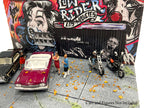 "American Diorama X INK BMBRS - LA Lowrider" Street Art Diorama for 1/64 Scale Models by American Diorama-2