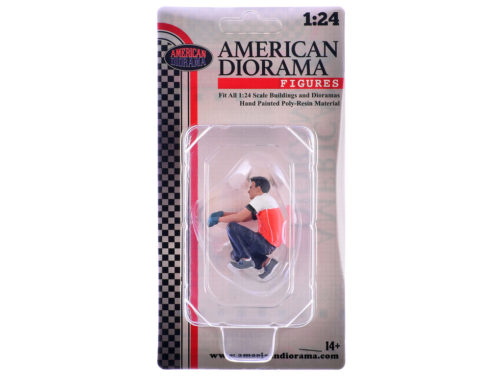 "Race Crew" Figure #5 for 1/24 Scale Models by American Diorama
