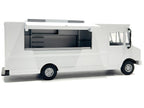 Food Truck Plain White with Graphics 1/64 Diecast Model by American Diorama-2